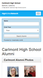 Mobile Screenshot of carlmonthighschool.org